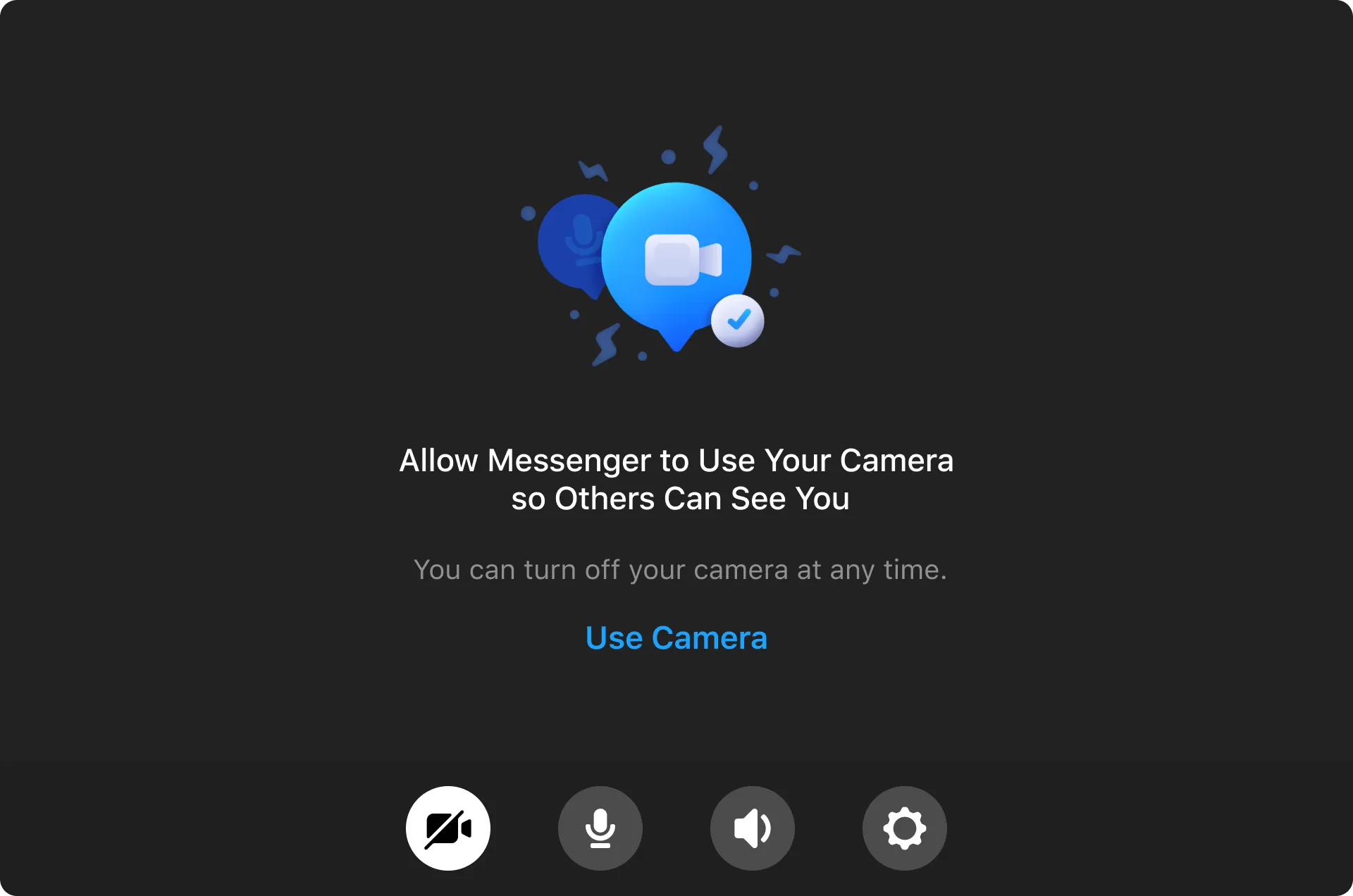 Illustration for asking camera permission